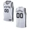 Camiseta San Antonio Spurs Personalizada Association Edition Blanco Swingman para Hombre