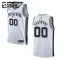 Camiseta San Antonio Spurs Personalizada Association Edition Blanco Swingman para Niño