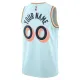 Camiseta San Antonio Spurs Personalizada City Edition 2024-25 Azul Swingman para Hombre