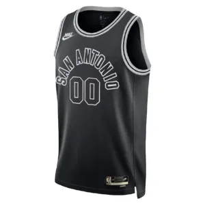 Camiseta San Antonio Spurs Personalizada Classic Edition 2022-23 Negro Swingman para Hombre