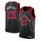Camiseta Toronto Raptors Fred Vanvleet 23 Statement Edition Negro Swingman para Hombre