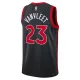 Camiseta Toronto Raptors Fred Vanvleet 23 Statement Edition Negro Swingman para Hombre
