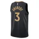 Camiseta Toronto Raptors OG Anunoby 3 City Edition 2022-23 Negro Swingman para Hombre