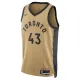 Camiseta Toronto Raptors Pascal Siakam City Edition 2023-24 Oro Swingman para Hombre