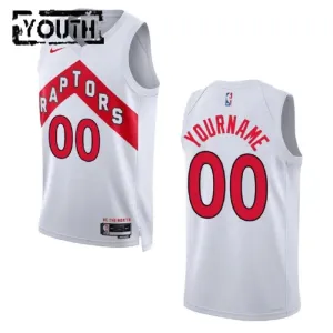 Camiseta Toronto Raptors Personalizada Association Edition Rojo Swingman para Niño