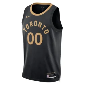 Camiseta Toronto Raptors Personalizada City Edition 2022-23 Negro Swingman para Hombre