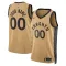 Camiseta Toronto Raptors Personalizada City Edition 2023-24 Oro Swingman para Hombre