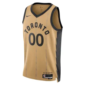 Camiseta Toronto Raptors Personalizada City Edition 2023-24 Oro Swingman para Hombre