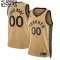 Camiseta Toronto Raptors Personalizada City Edition 2023-24 Oro Swingman para Niño
