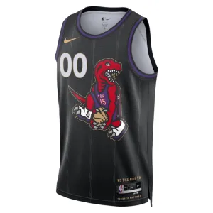 Camiseta Toronto Raptors Personalizada City Edition 2024-25 Negro Swingman para Hombre