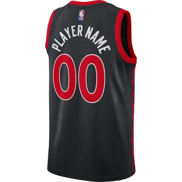 Camiseta Toronto Raptors Personalizada Statement Edition Negro Swingman para Hombre