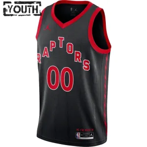 Camiseta Toronto Raptors Personalizada Statement Edition Negro Swingman para Niño