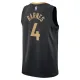 Camiseta Toronto Raptors Scottie Barnes 4 City Edition 2022-23 Negro Swingman para Hombre