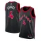 Camiseta Toronto Raptors Scottie Barnes 4 Statement Edition Negro Swingman para Hombre