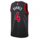 Camiseta Toronto Raptors Scottie Barnes 4 Statement Edition Negro Swingman para Hombre
