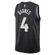 Camiseta Toronto Raptors Scottie Barnes City Edition 2024-25 Negro Swingman para Hombre