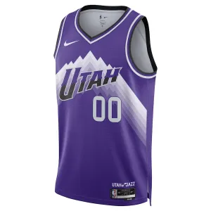 Camiseta Utah Jazz Clarkson City Edition 2023-24 Púrpura Swingman para Hombre