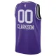 Camiseta Utah Jazz Clarkson City Edition 2023-24 Púrpura Swingman para Hombre