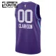 Camiseta Utah Jazz Clarkson City Edition 2024-25 Púrpura Swingman para Niño