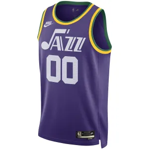 Camiseta Utah Jazz Clarkson Classic Edition 2023-24 Púrpura Swingman para Hombre