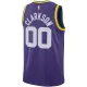 Camiseta Utah Jazz Clarkson Classic Edition 2023-24 Púrpura Swingman para Hombre