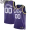 Camiseta Utah Jazz Clarkson Classic Edition 2023-24 Púrpura Swingman para Niño