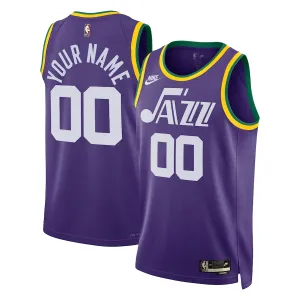 Camiseta Utah Jazz Edition Personalizada Hardwood Classics 2023-24 Swingman para Hombre
