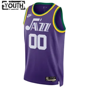 Camiseta Utah Jazz Edition Personalizada Hardwood Classics 2023-24 Swingman para Niño