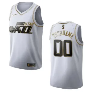 Camiseta Utah Jazz Golden Edition Personalizada Blanco Swingman para Hombre Camiseta Utah Jazz Golden Edition Personalizada Blanco Swingman para Hombre