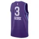 Camiseta Utah Jazz Keyonte George City Edition 2024-25 Púrpura Swingman para Hombre