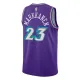 Camiseta Utah Jazz Lauri Markkanen 23 Classic Edition 2022-23 Púrpura Swingman para Hombre