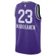 Camiseta Utah Jazz Lauri Markkanen City Edition 2023-24 Púrpura Swingman para Hombre