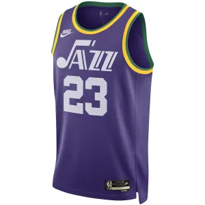 Camiseta Utah Jazz Lauri Markkanen Classic Edition 2023-24 Púrpura Swingman para Hombre