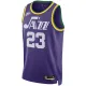 Camiseta Utah Jazz Lauri Markkanen Classic Edition 2023-24 Púrpura Swingman para Hombre