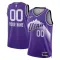 Camiseta Utah Jazz Personalizada City Edition 2023-24 Púrpura Swingman para Hombre