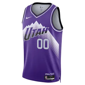 Camiseta Utah Jazz Personalizada City Edition 2023-24 Púrpura Swingman para Hombre