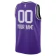 Camiseta Utah Jazz Personalizada City Edition 2023-24 Púrpura Swingman para Hombre