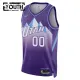 Camiseta Utah Jazz Personalizada City Edition 2024-25 Púrpura Swingman para Niño