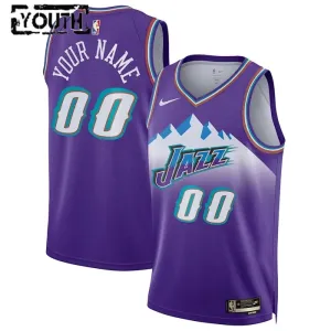 Camiseta Utah Jazz Personalizada Classic Edition 2022-23 Púrpura Swingman para Niño