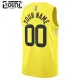 Camiseta Utah Jazz Personalizada Icon Edition Amarillo Swingman para Niño