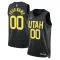 Camiseta Utah Jazz Personalizada Statement Edition Negro Swingman para Hombre
