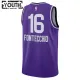 Camiseta Utah Jazz Simone Fontecchio City Edition 2023-24 Púrpura Swingman para Niño