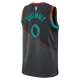 Camiseta Washington Wizards Bilal Coulibaly City Edition 2023-24 Negro Swingman para Hombre