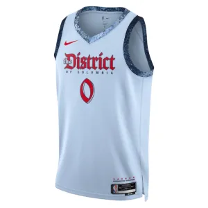 Camiseta Washington Wizards Bilal Coulibaly City Edition 2024-25 Azul Swingman para Hombre