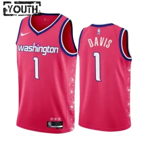 Camiseta Washington Wizards Johnny Davis 1 City Edition 2022-23 Swingman para Niño