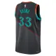 Camiseta Washington Wizards Kyle Kuzma City Edition 2023-24 Negro Swingman para Hombre