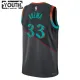 Camiseta Washington Wizards Kyle Kuzma City Edition 2023-24 Negro Swingman para Niño