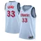 Camiseta Washington Wizards Kyle Kuzma City Edition 2024-25 Azul Swingman para Hombre