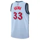 Camiseta Washington Wizards Kyle Kuzma City Edition 2024-25 Azul Swingman para Hombre