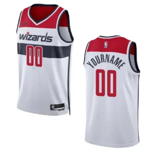 Camiseta Washington Wizards Personalizada Association Edition Blanco Swingman para Hombre